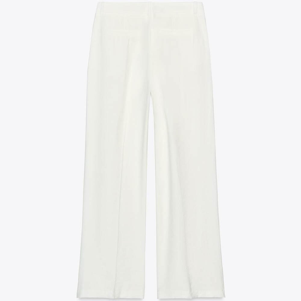 Zara Off-White Trousers